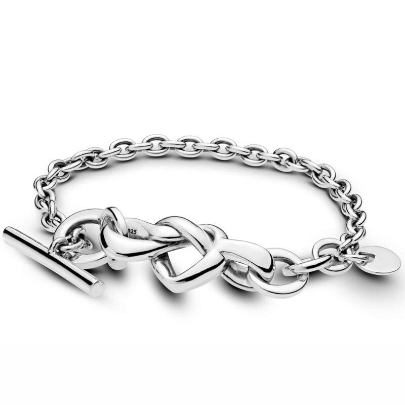 Knotted Heart Bracelet